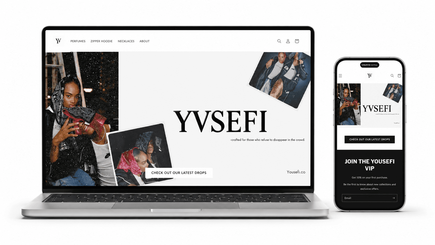 YVSEFI — Homepage — Vorher