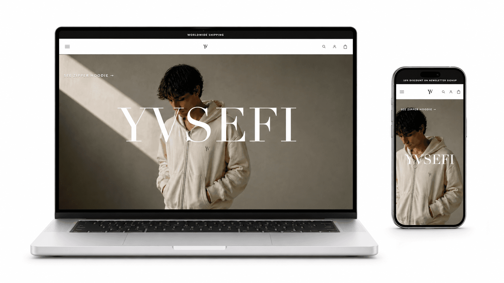 YVSEFI — Vom unsortierten Shop zum Luxury-Statement — in 3 Tagen